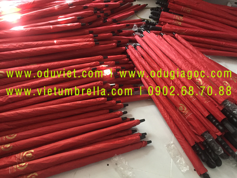 xưởng sản xuất ô dù cầm tay in logo quảng cáo